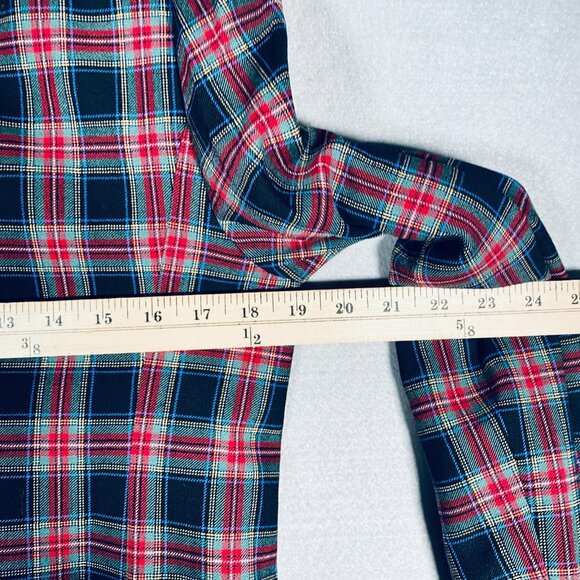 J Crew Blazer Womens 10 Red Black Wool Tweed Holiday Preppy Plaid Academia - Picture 8 of 10